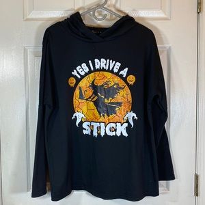 JFN ( Just Fashion Now ) Black Halloween Hoodie Size Medium Unisex